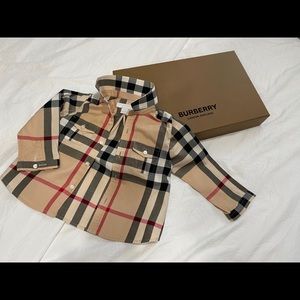 Burberry shirt size 12M